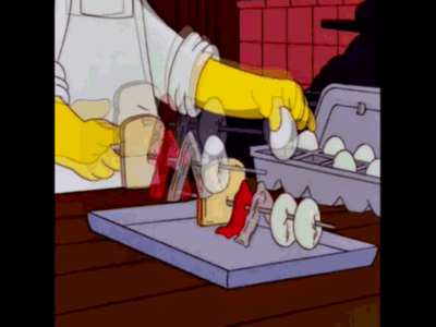Image result for gif simpsons kitchen fire