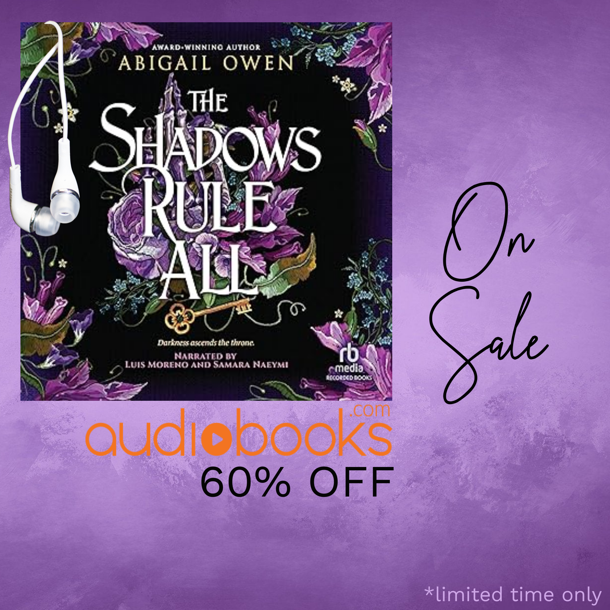 The Shadows Rule All | Audiobook 60% Off Sale! – Author Abigail Owen