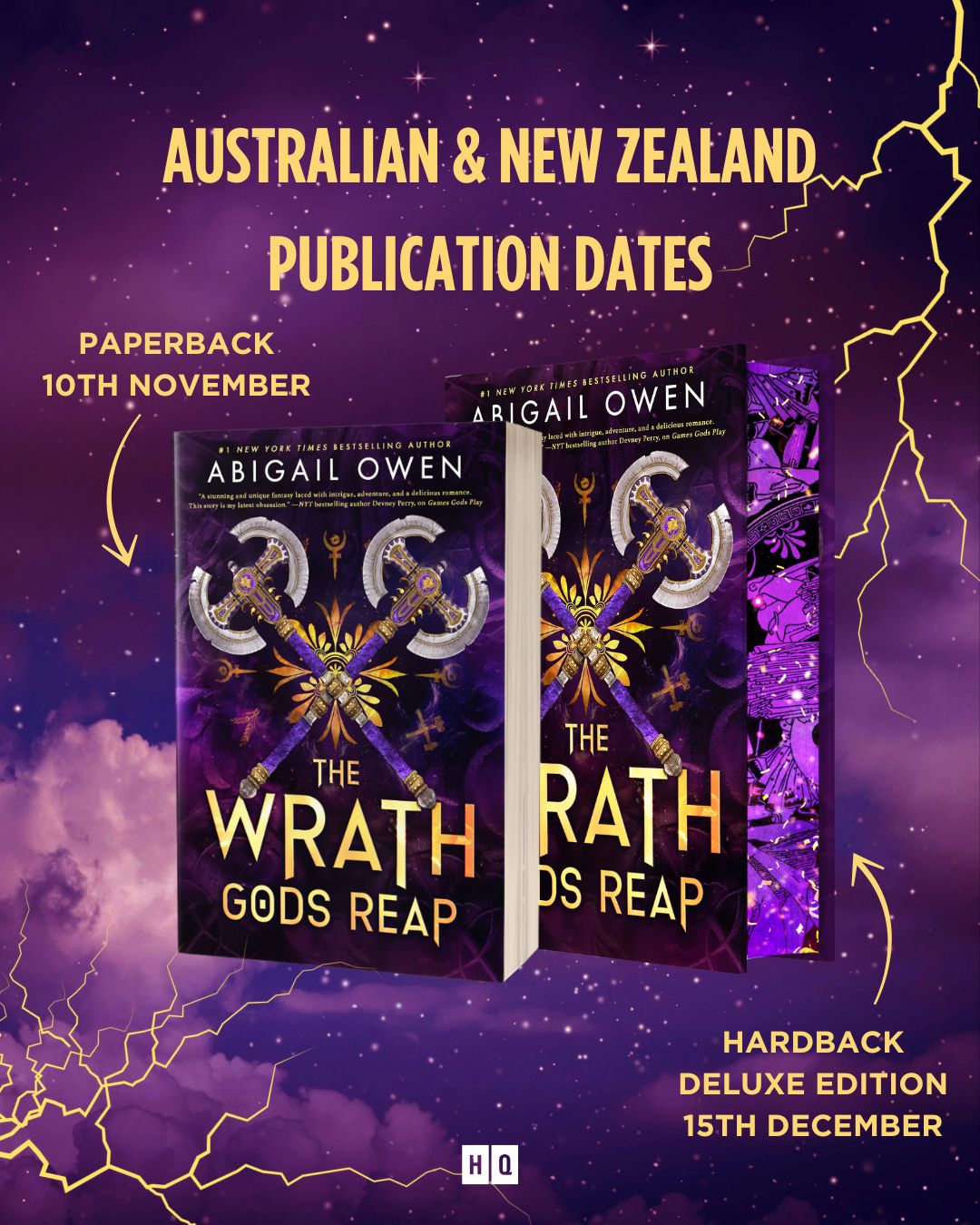 The Wrath Gods Reap | Australia & New Zealand Edition – Author